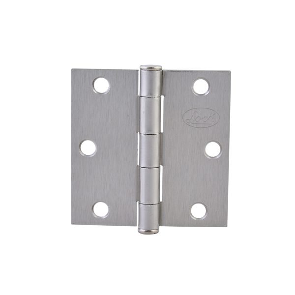 LBC35NS - Bisagra cuadrada perno suelto de acero níquel satinado 3.5" x 3.5" Lock