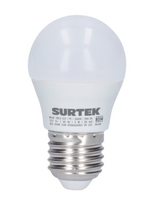 LBC9 - Lámpara de LED tipo bulbo A19, 9 W luz cálida Surtek