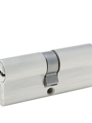 LC70QNS.jpg LC70QNS - Cilindro europeo 70 mm función doble, níquel satinado, llave de puntos, en caja Lock