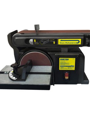 LE612.jpg LE612 - Lijadora de banda 4" x 36" y disco estacionaria 6" 1/2 HP 120 V Surtek