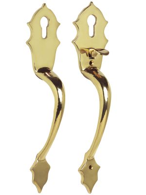 LH119LB - Juego de jaladeras gatillo Classic, latón brillante Lock