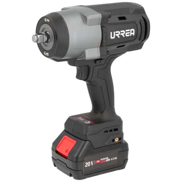 LI1212 - Pistola de impacto 1/2" a batería Litio-ion 20 V 1200 Nm Urrea