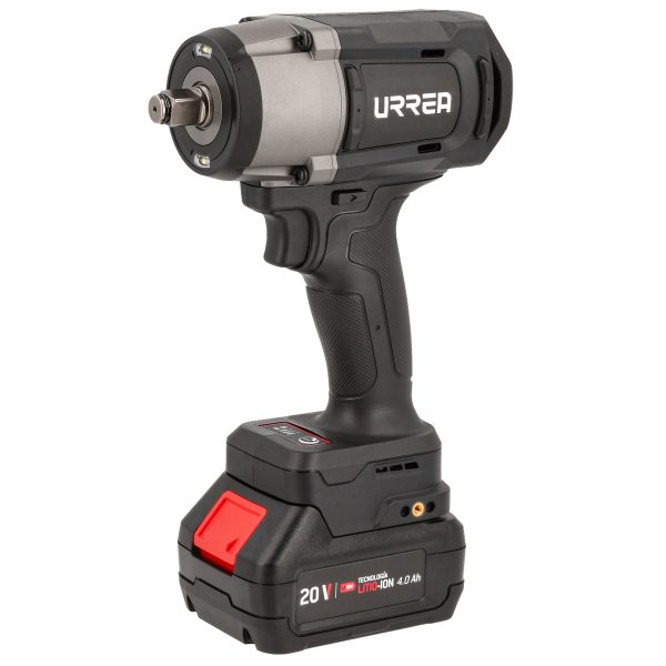 LI129 - Pistola de impacto 1/2" a batería Litio-ion 20 V 900 Nm Urrea