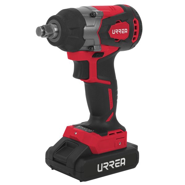 LI820 - Pistola de impacto 1/2" a batería Litio-ion 20 V 400 Nm Urrea