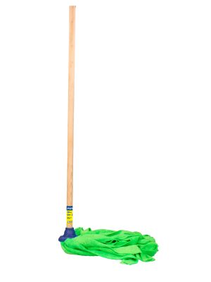 LIM01M.jpg LIM01M - Trapeador de microfibra con bastón de madera 120 cm, 470 gr Foy