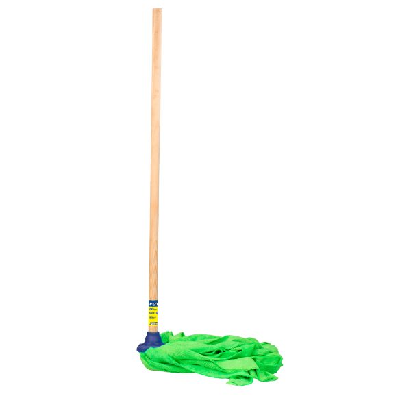 LIM01M.jpg LIM01M - Trapeador de microfibra con bastón de madera 120 cm, 470 gr Foy