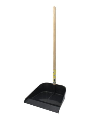 LIM02.jpg LIM02 - Recogedor con bastón de madera, 23 cm Foy