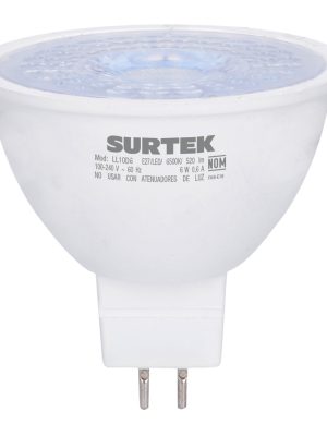 LL5D4 - Lámpara de LED tipo GU5.3, 4 W luz de día Surtek