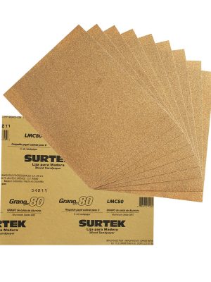 LMC80 - Lija panel cabinet para madera, grano 80 Surtek