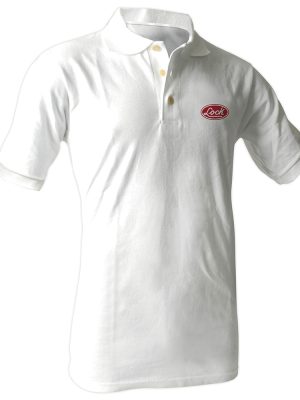 LPOBX - Playera tipo polo para caballero, color blanco talla XL Lock