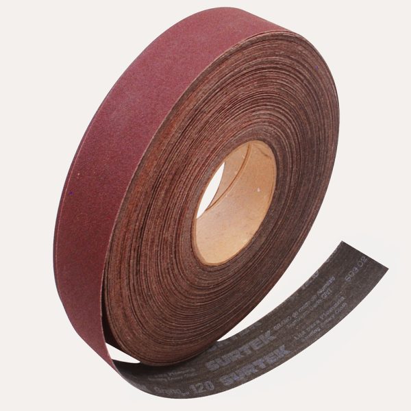 LR45120 - Lija en rollo para plomero 1-1/2 x 45 m, grano 120 Surtek