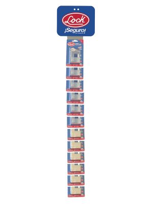 LTIM22CT.jpg LTIM22CT - Tira de impulso con candados de cortina, llave tetra 8 x 100 cm, 13 piezas Lock