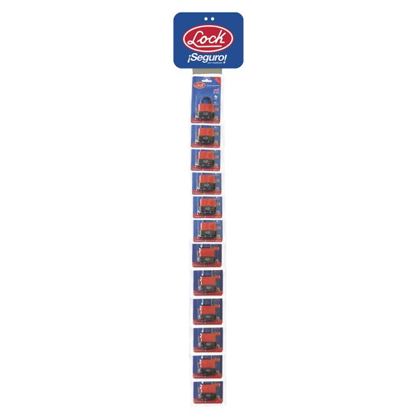 LTIM25 - Tira de impulso con candados impermeables llave estándar 8 x 100 cm, 13 piezas Lock