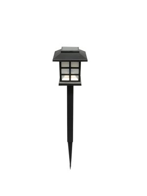 LUJS04.jpg LUJS04 - Luminario de LED estaca recargable solar tipo oriental Surtek