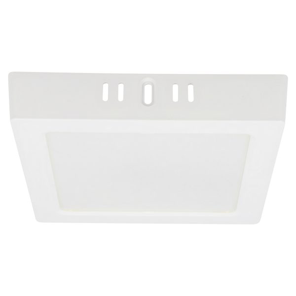 LUSC12 - Luminario de LED de sobreponer cuadrado 12 W, luz de día Surtek