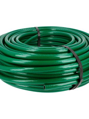 M12TV50.jpg M12TV50 - Manguera para jardín tramada verde con conector metálico 1/2", 50 m Surtek
