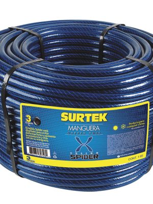 M1S100 - Manguera para jardín tejido spider en rollo 1", 100 m Surtek