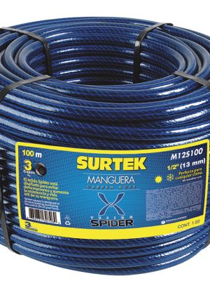 M1S50 - Manguera para jardín tejido spider en rollo 1", 50 m Surtek