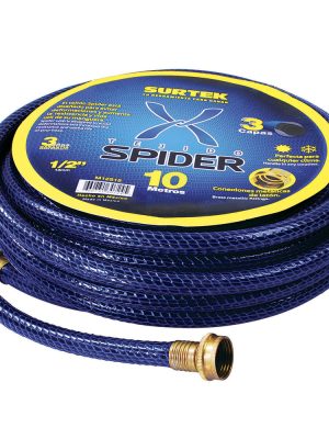 M34S25.jpg M34S25 - Manguera para jardín tejido spider con conector metálico 3/4", 25 m Surtek