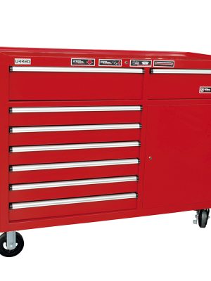 M56M8.jpg M56M8 - Gabinete móvil 8 gavetas color rojo serie M 56" Urrea
