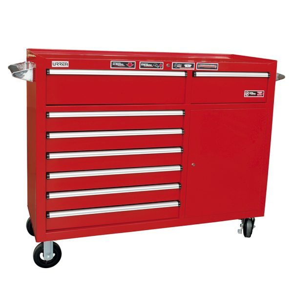 M56M8.jpg M56M8 - Gabinete móvil 8 gavetas color rojo serie M 56" Urrea