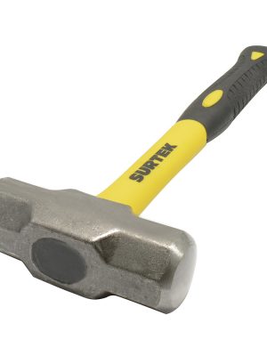 MARR2FV - Marro octagonal cabeza forjada con mango corto de fibra de vidrio de 12", 2 lb Surtek