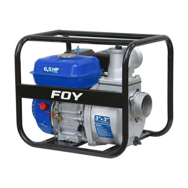 MG333 - Motobomba a gasolina con diámetro de succión y descarga de 3 x 3", 6.5 HP Foy