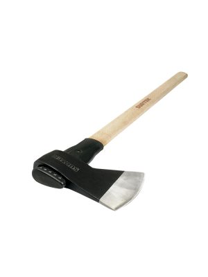 ML4M - Hacha de labor media con cabeza forjada en acero con mango de madera 36", 4 lb Surtek