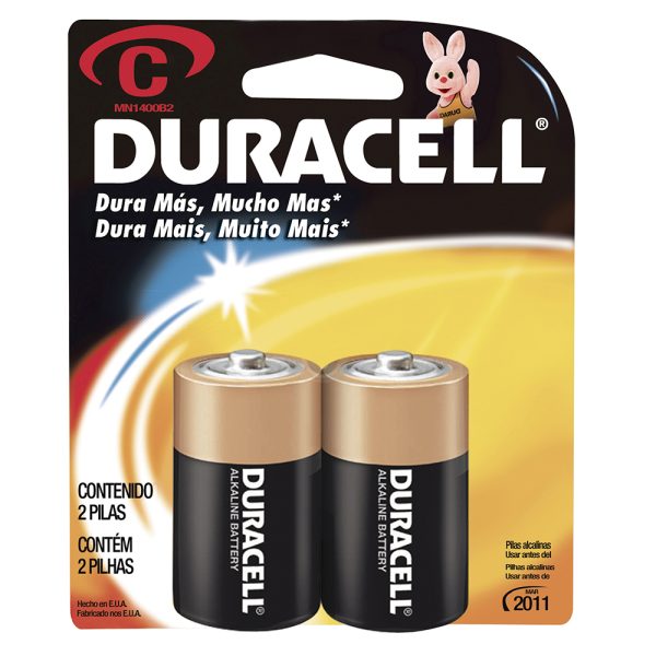 MN1400 - Pila alcalina Duracell® "C", 2 piezas Surtek