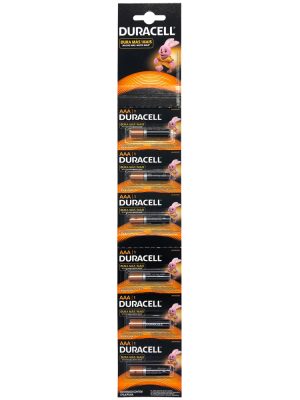 MN2400B1 - Tira de pilas alcalinas Duracell® "AAA", 6 piezas Surtek