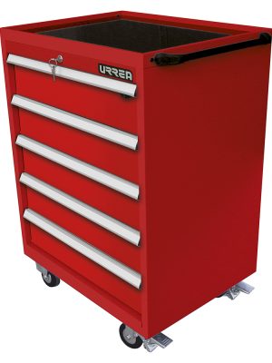 MP28M5.jpg MP28M5 - Gabinete móvil 5 gavetas color rojo serie MP 28" Urrea