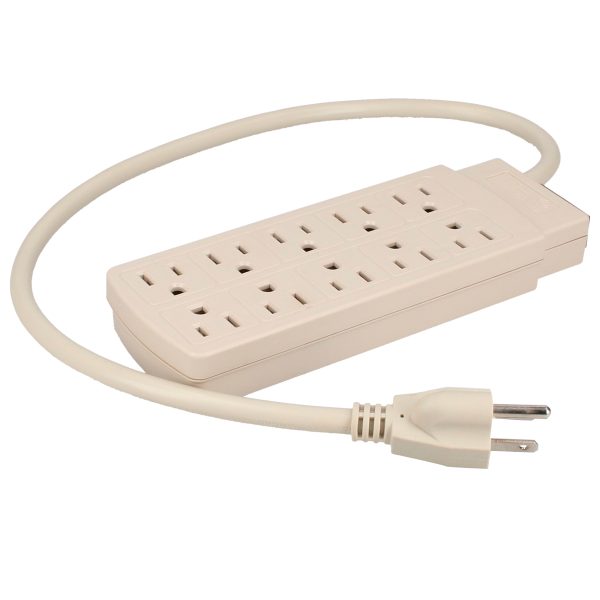 MUC10.jpg MUC10 - Barra multicontacto 10 entradas cable 60 cm Surtek