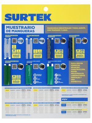 MUMAN.jpg MUMAN - Muestrario de mangueras industriales y para jardín Surtek