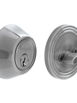 MY-660-US32D - Cerrojo residencial función sencilla, acero inoxidable, llave estándar, en caja Prolok