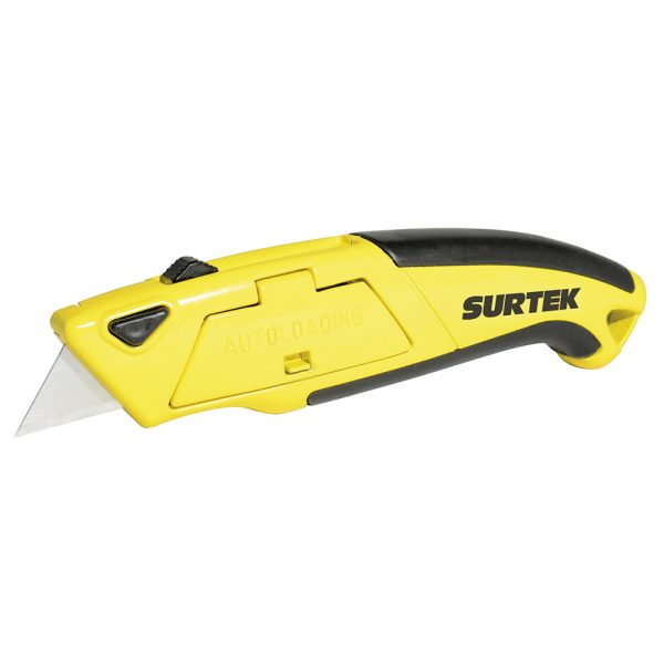 NF12 - Navaja utilitaria retráctil reforzada con grip de 6" Surtek
