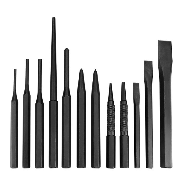 NO.9 - Juego de cinceles, punzones y botadores, 6 piezas Urrea