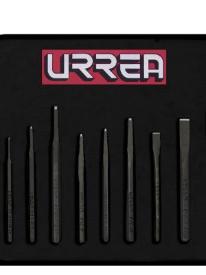 NO.2 - Juego de punzones y cinceles, 10 piezas Urrea