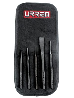 NO.3 - Juego de punzones y cinceles, 5 piezas Urrea