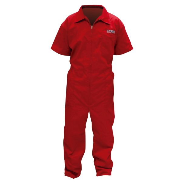 OVE200XL - Overol color rojo talla EG Urrea