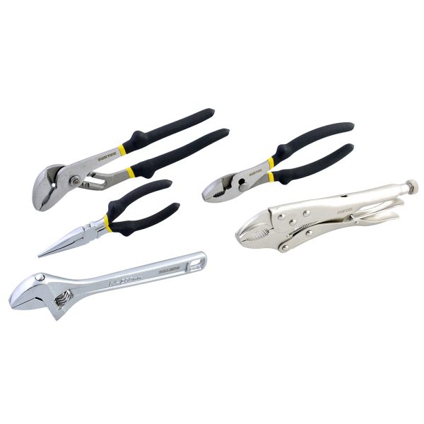 P05 - Juego combinado de pinzas para mecánico, 5 piezas Surtek