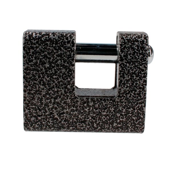 P19C70.jpg P19C70 - Candado de hierro para cortina metálica 70 mm, negro, llave estándar Prolok