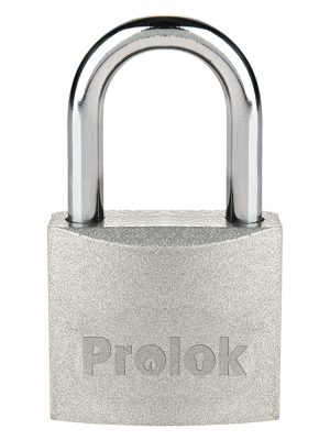 P22L38 - Candado de acero largo 38 mm, llave estándar, en caja Prolok
