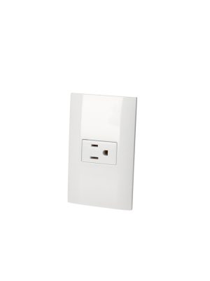 P430B.jpg P430B - Placa 1 contacto 1/3, línea Americana, color blanco Surtek