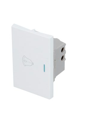 P604B - Interruptor para timbre 1/1, línea Premium, color blanco Surtek