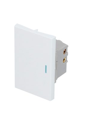 P607B.jpg P607B - Interruptor 1/1, línea Premium, color blanco Surtek