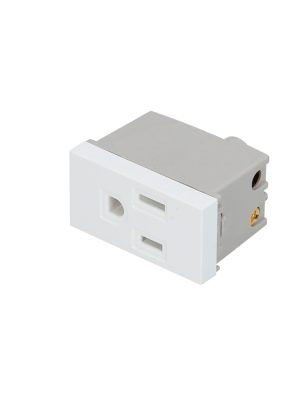 P610B.jpg P610B - Contacto aterrizado 1/3, línea Premium, color blanco Surtek