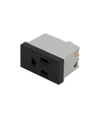 P610N.jpg P610N - Contacto aterrizado 1/3, línea Premium, color negro Surtek