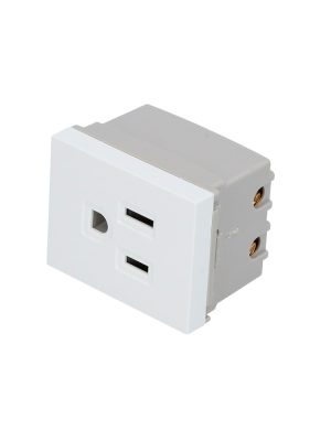 P611B.jpg P611B - Contacto aterrizado 1/2, línea Premium, color blanco Surtek