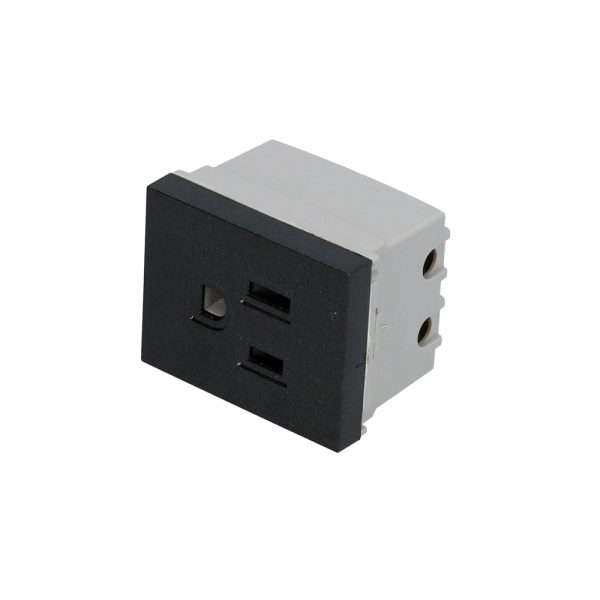 P611N.jpg P611N - Contacto aterrizado 1/2, línea Premium, color negro Surtek