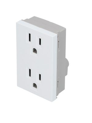 P612B.jpg P612B - Contacto dúplex 1/1, línea Premium, color blanco Surtek